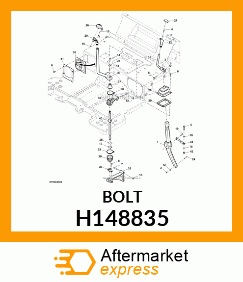 BOLT, TORX BUTTON, M10X30 H148835