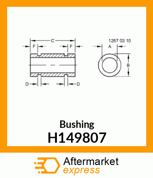 Bushing H149807
