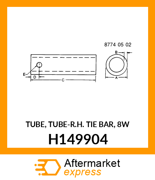TUBE, TUBE H149904