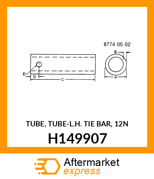TUBE, TUBE H149907