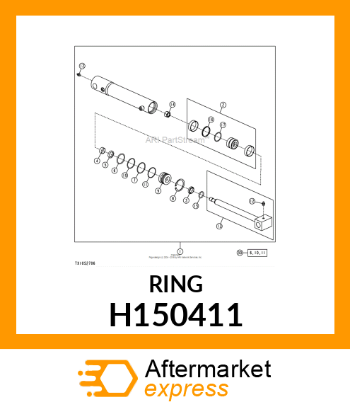 SEAL, SEAL, WIPER 100 SERIES H150411