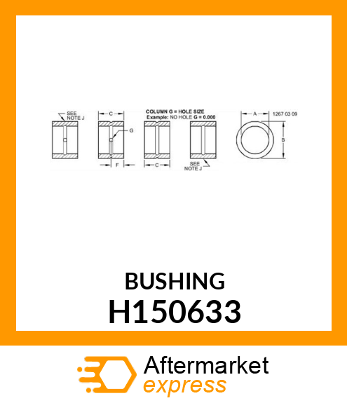 BUSHING H150633