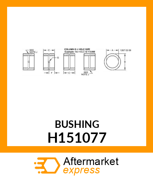 BUSHING H151077