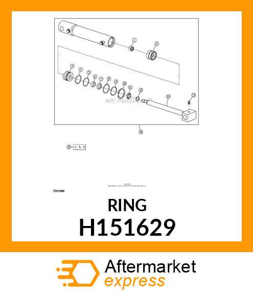 WEAR RING, RING, WEAR (25MM ROD) H151629