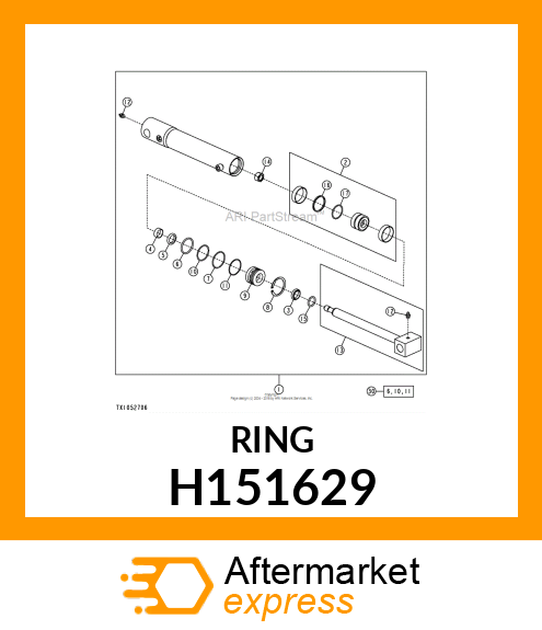 WEAR RING, RING, WEAR (25MM ROD) H151629