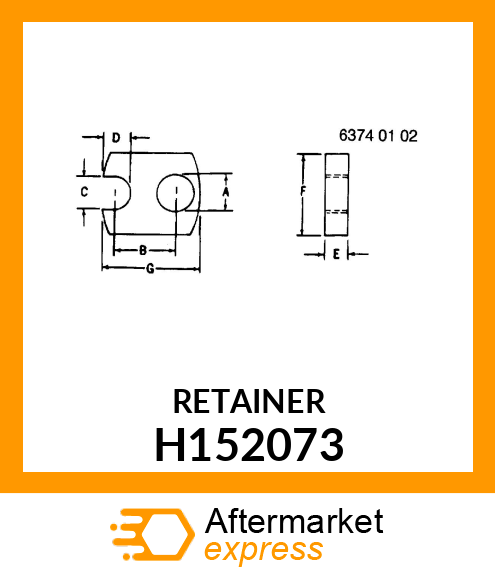 Retainer H152073