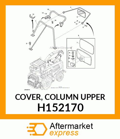 COVER, COLUMN UPPER H152170