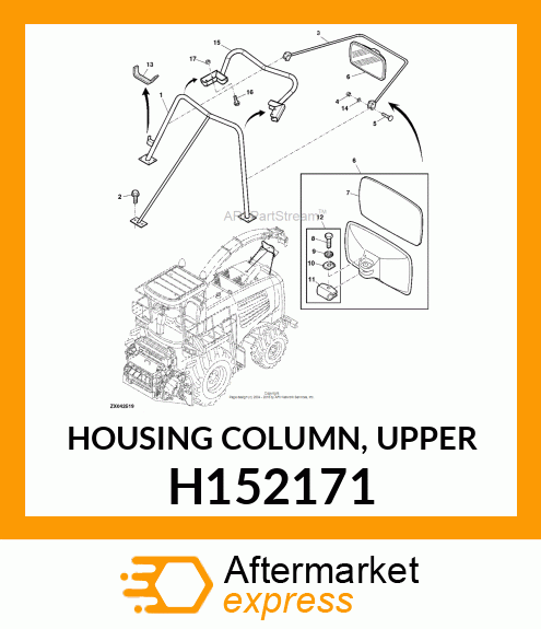 HOUSING COLUMN, UPPER H152171