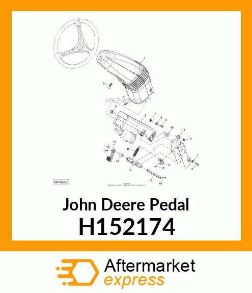 PEDAL LOCK H152174