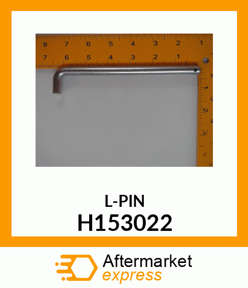 PIN, DRILLED amp; BENT H153022