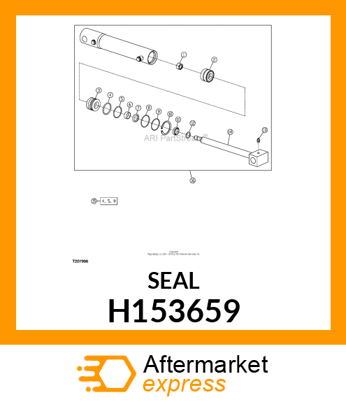 SEAL, SEAL, ROD, 25MM SUPER FLEX H153659