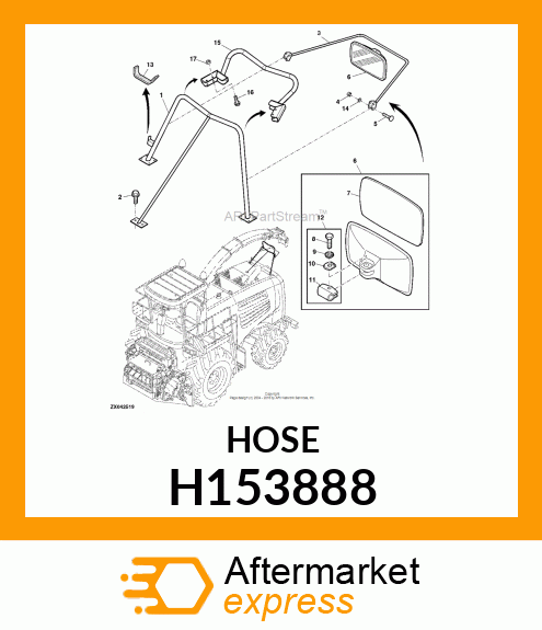 HOSE, HEATER H153888