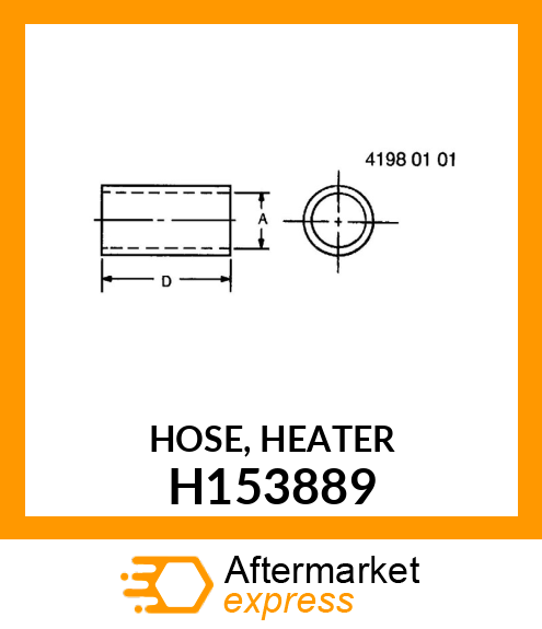 HOSE, HEATER H153889