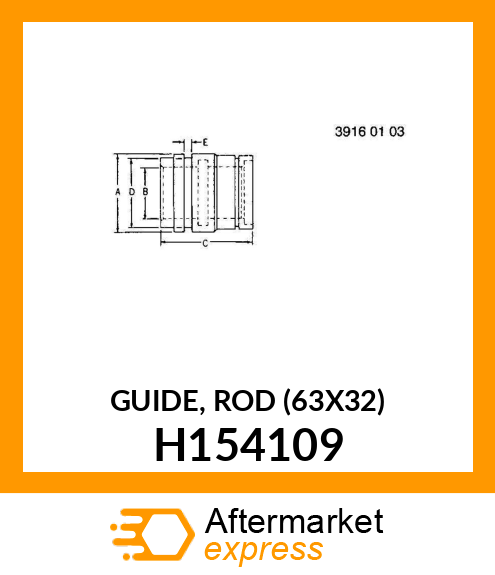 GUIDE, ROD (63X32) H154109