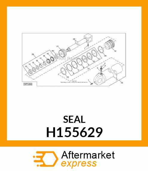 WIPER INSTALLATION TOOL,45 ROD H155629