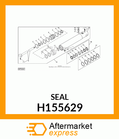 WIPER INSTALLATION TOOL,45 ROD H155629