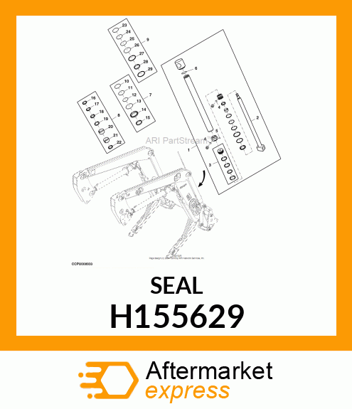 WIPER INSTALLATION TOOL,45 ROD H155629