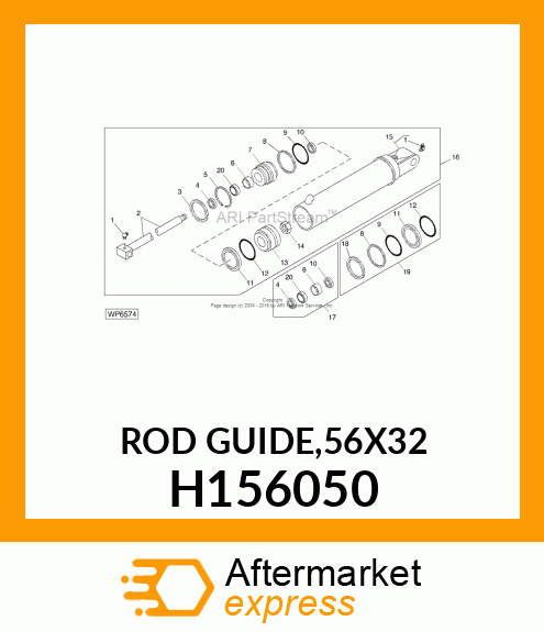 ROD GUIDE,56X32 H156050