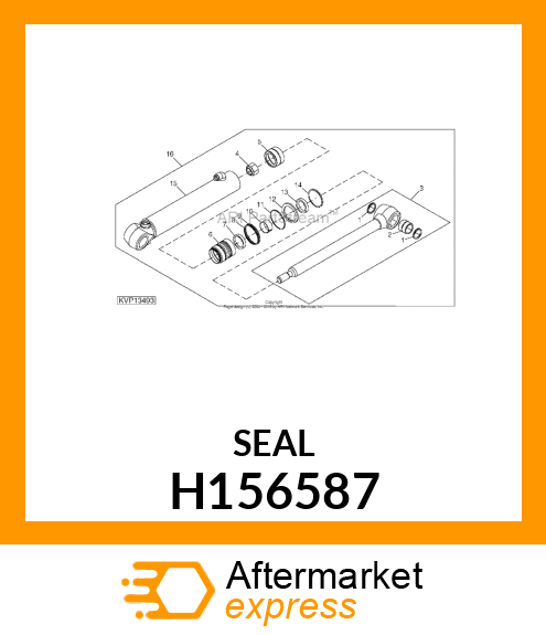 SEAL, WIPER, 40 H156587