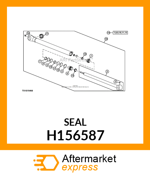 SEAL, WIPER, 40 H156587