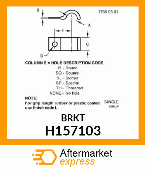 CLIP, CHOPPER KNIFE BANK H157103