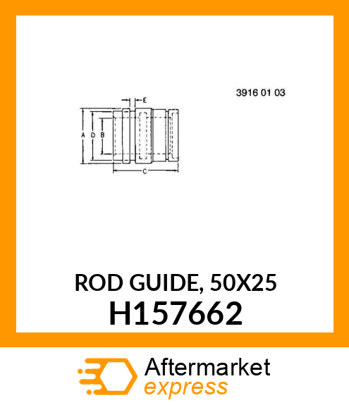 ROD GUIDE, 50X25 H157662