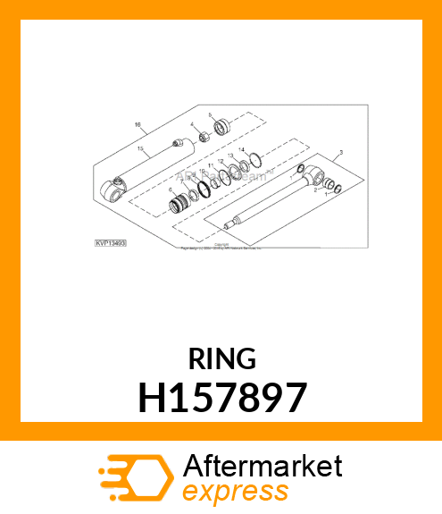 WEAR RING, ROD, 40 H157897