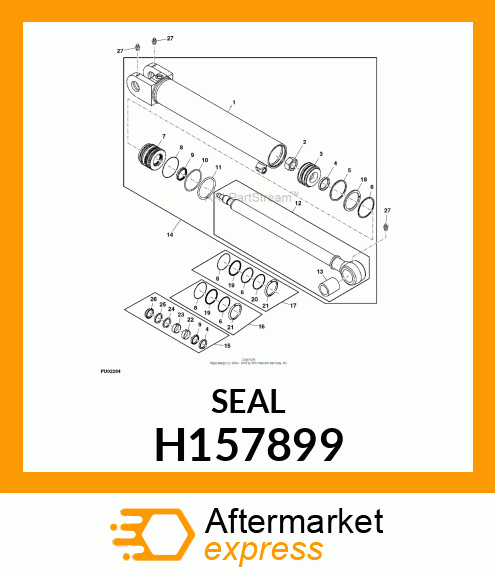 SEAL, WIPER, 45 H157899