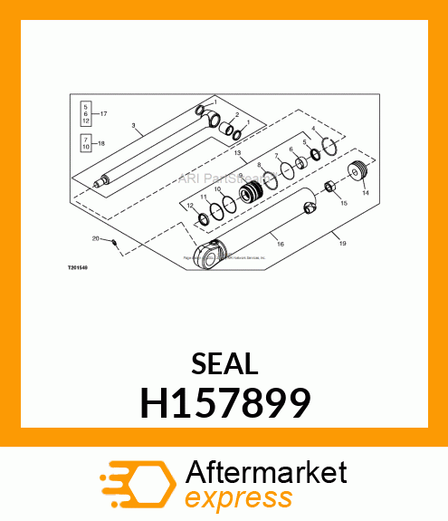 SEAL, WIPER, 45 H157899