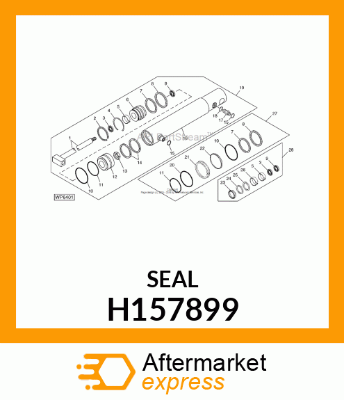 SEAL, WIPER, 45 H157899