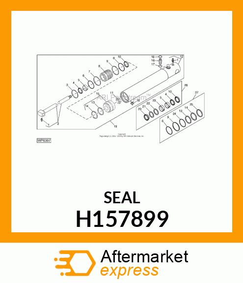 SEAL, WIPER, 45 H157899