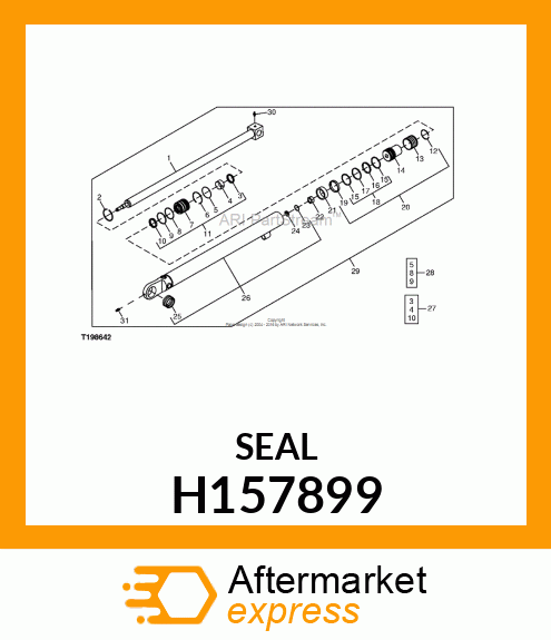 SEAL, WIPER, 45 H157899