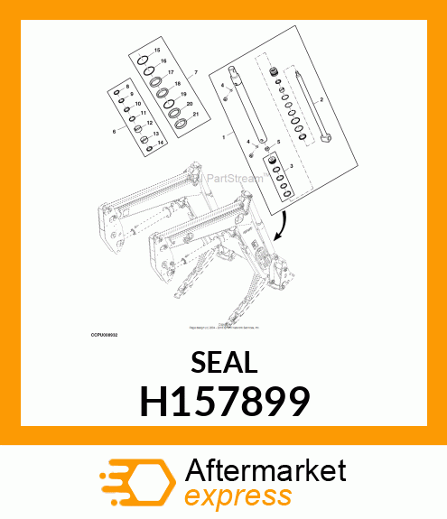 SEAL, WIPER, 45 H157899