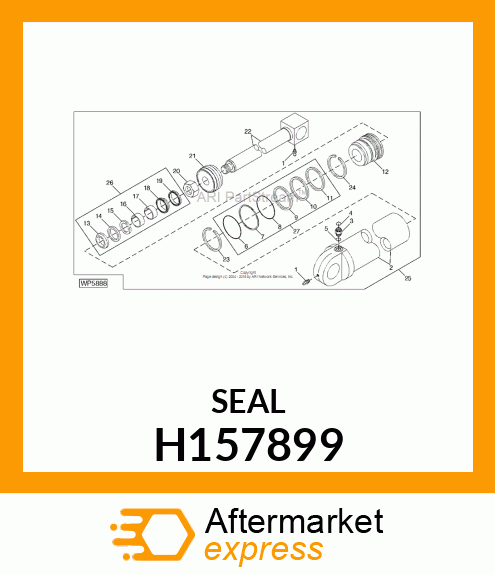 SEAL, WIPER, 45 H157899