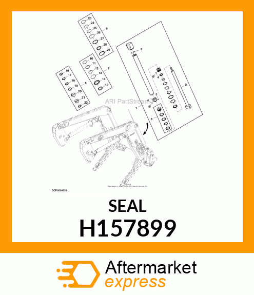 SEAL, WIPER, 45 H157899