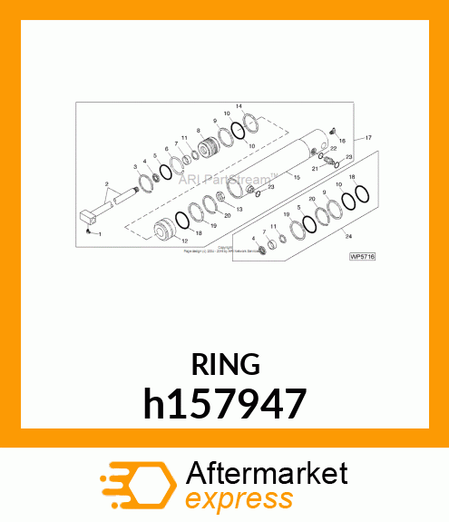 WEAR RING, ROD, 40 h157947