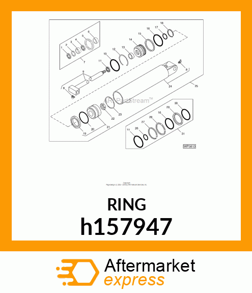 WEAR RING, ROD, 40 h157947