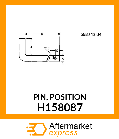 PIN, POSITION H158087