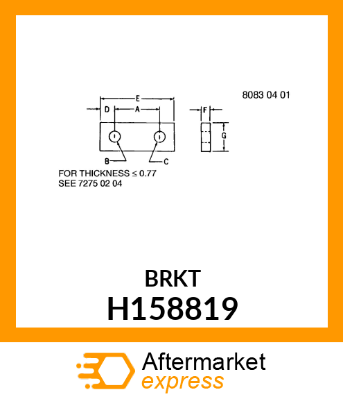 BRKT H158819