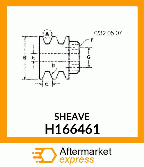 SHEAVE H166461