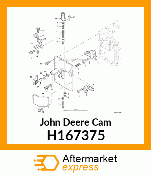 CAM SHIFTER H167375