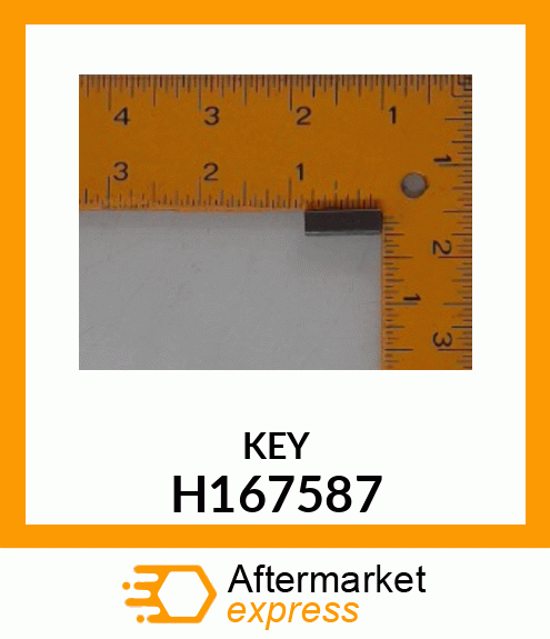 KEY 6.35X6.35X21 H167587