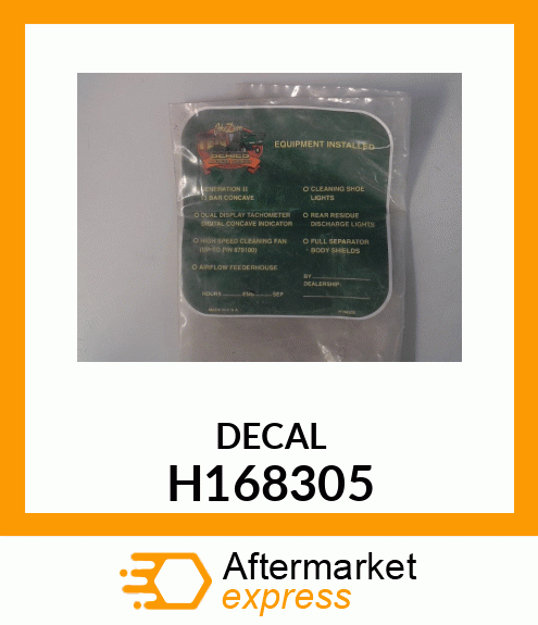 LABEL H168305