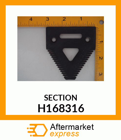 COARSE TOOTH (TH) 3" KNIFE SECTION H168316