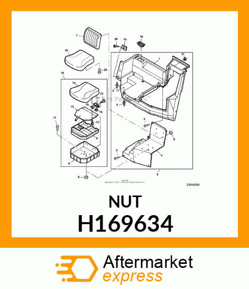 RIVNUT, THREADED INSERT, RIV NUT H169634