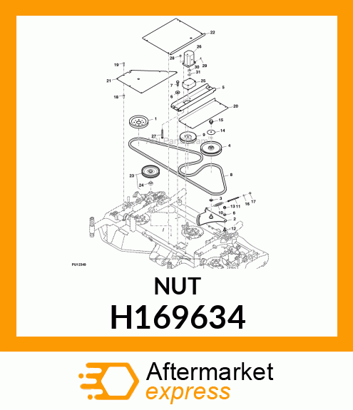 RIVNUT, THREADED INSERT, RIV NUT H169634