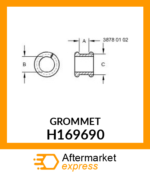 GROMMET, FUEL LINE H169690