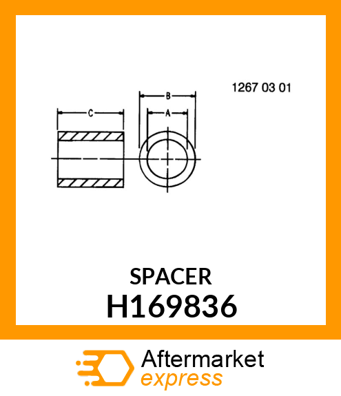 SPACER PIPE H169836