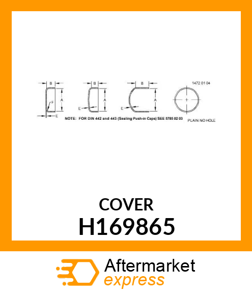 CAP, LATCH ASSY H169865