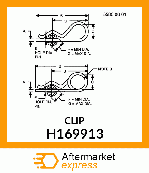 RETAINER H169913